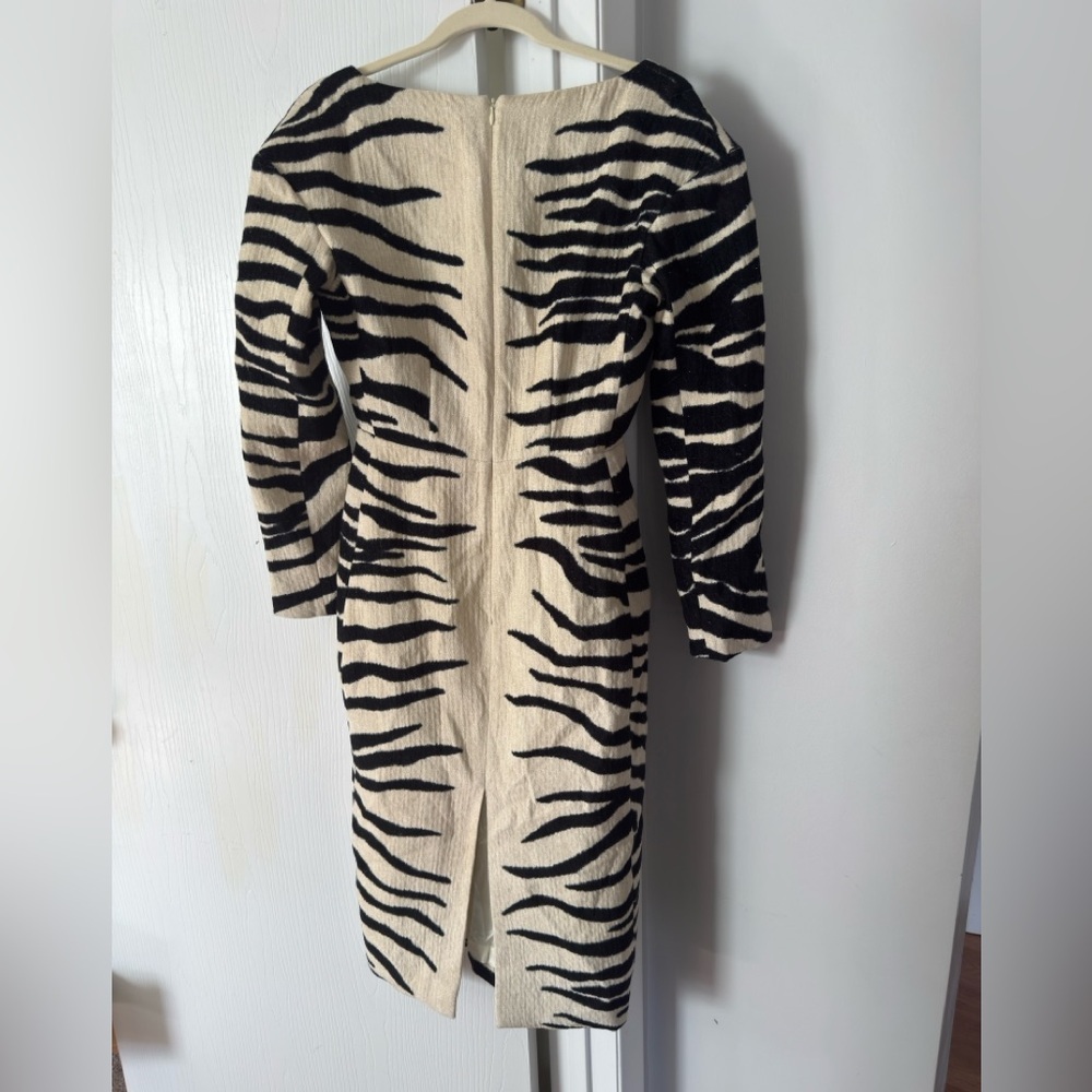 Dries Van Noten Debra Zebra Sheath Dress - Picture 7 of 9